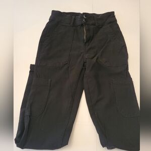 Indigo Poppy Womens Black Cargo skinny jeans Size 8